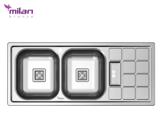 سینک 1010 توکار استیل میلان