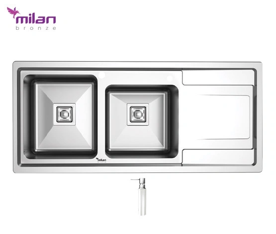 سینک 6012 استیل میلان برنز