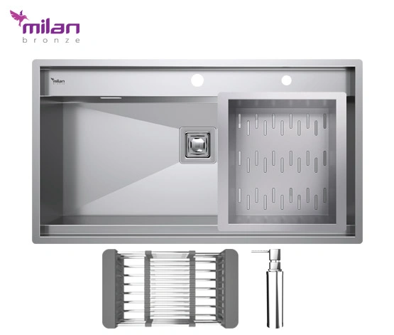 خرید سینک 4090S02 توکار استیل میلان