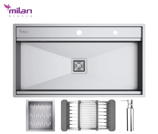 خرید سینک 4090S03 توکار استیل میلان
