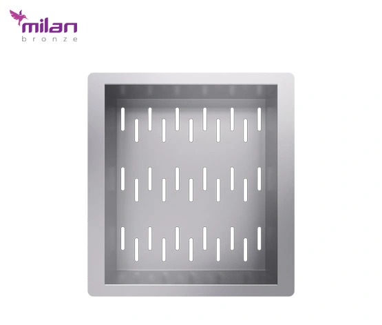 سبد فلزی سینک 4090S03 توکار استیل میلان
