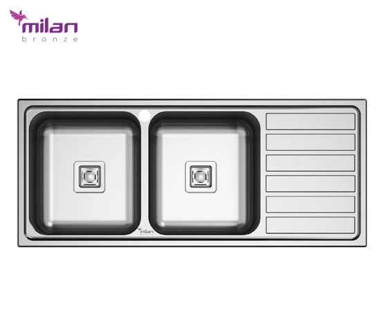 سینک 5014 توکار استیل میلان