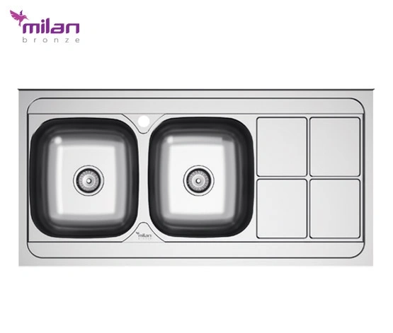 سینک 7011 روکار استیل میلان