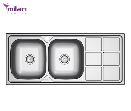 سینک 7012  استیل میلان