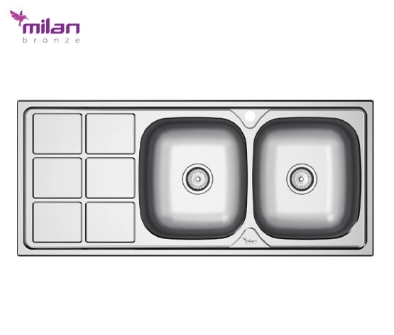 خرید سینک 7012 استیل میلان