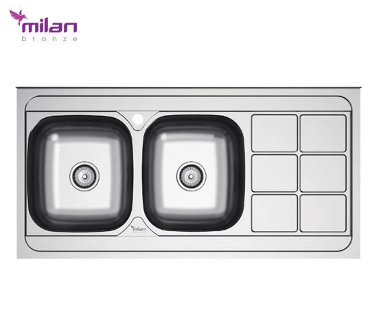 سینک 7013 روکار استیل میلان