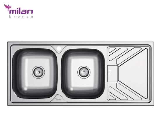 سینک 7014 توکار استیل میلان