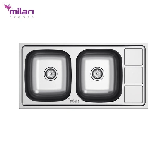 سینک 7020 توکار استیل میلان