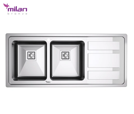 خرید سینک 9010 توکار استیل میلان